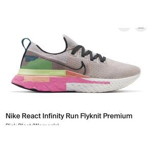 Nike React Size 8 Running Shoes Rainbow Color Womens Euc